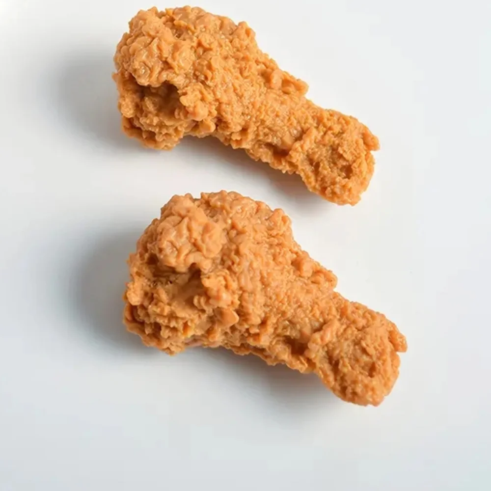 NWT! Fried Chicken Leg Cute Stlyish Key Chain NEW - Picture 2 of 5